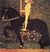 Gustav Klimt The golden knight oil on canvas